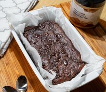 Sweet Potato Brownies with Protein and Pumpkin Spice Peanut Butter