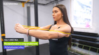 Stretching with an expander - exercises at home