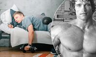 "Stop counting sheep—start lifting weights!" Arnold revealed the secret to a perfect night's sleep!