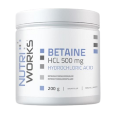 NutriWorks Betaine HCL 500mg