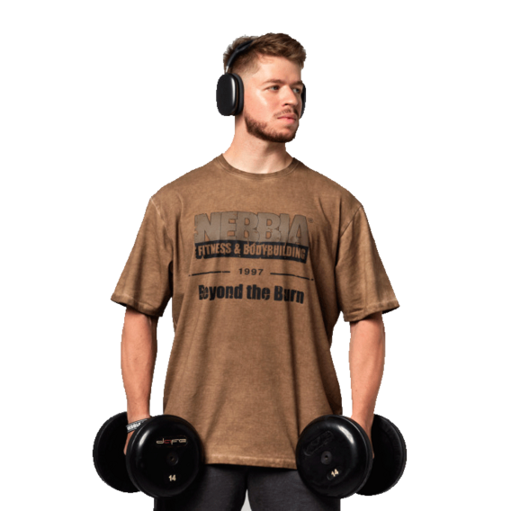 Nebbia Washed-off oversized t-shirt HERITAGE 355