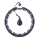 HMS Masážní hula hoop obruč se závažím a počítadlem HHW06
