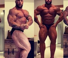 160kg "little guy" Morgan Aste shows off his form 3 weeks before entering the competition season!