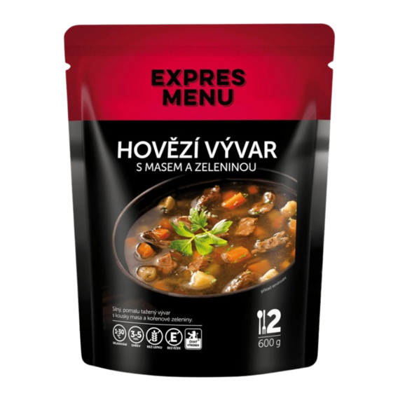 Expres menu Beef broth with vegetables