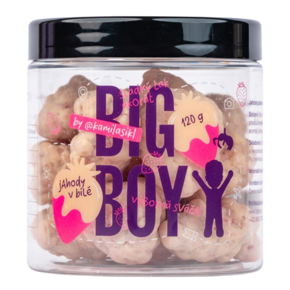 Big Boy Strawberries in white chocolate