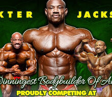 The most successful pro in history, Dexter Jackson, will be at the Arnold Classic a total of 3 times this year!