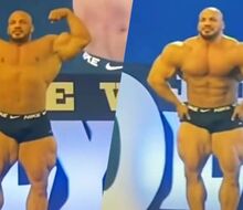 Big Ramy once again entertained fans as he showcased his current form at the Sheru Classic
