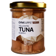 GymSupps Tuňák žlutoploutvý filety ve vlastní šťávě