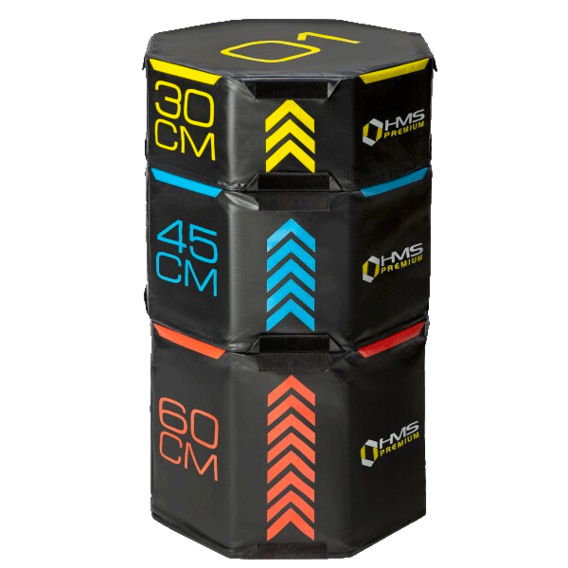 HMS Set of hexagonal PLYO BOXES PYOBS01