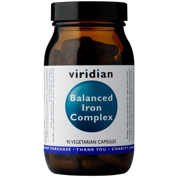 Viridian Balanced Iron Complex - 90 kapslí