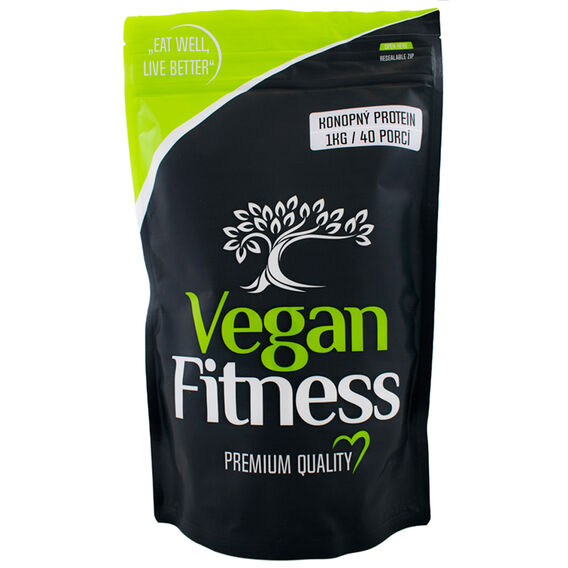 Vegan Fitness Konopný Protein 1000 g bez příchutě