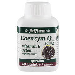 MedPharma Coenzym Q10 30 mg + vitamin E + selen