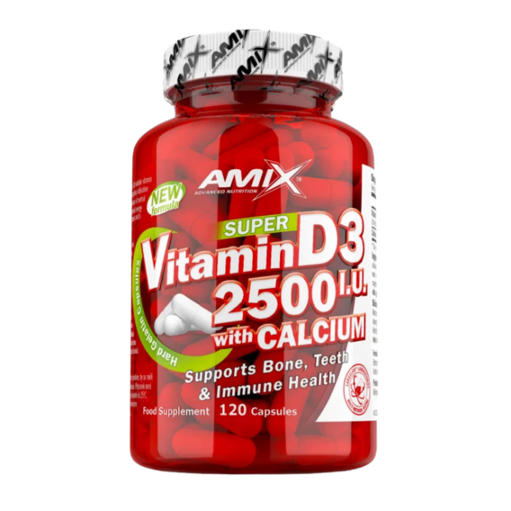 Amix Vitamin D3 2500 I.U. s vápníkem