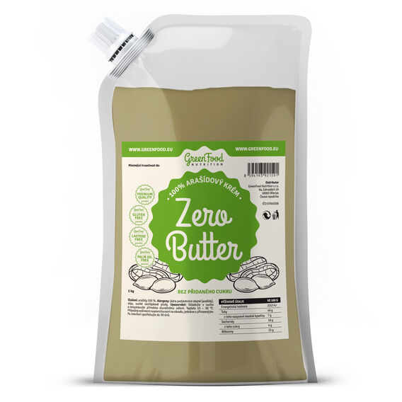 GreenFood Zero Butter Arašídový 50 g jemná