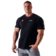 Černá Nebbia NEBBIA x Olympia Muscle Cover tričko 942