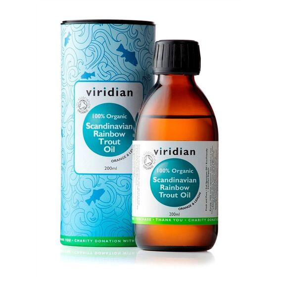 Viridian 100% Organic Scandinavian Rainbow Trout Oil