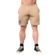 Hnědá Nebbia Teplákové kraťasy GYM BRO 352