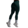 Tmavě zelená Nebbia High-waist tvarující legíny s kapsami PRIMAL 851