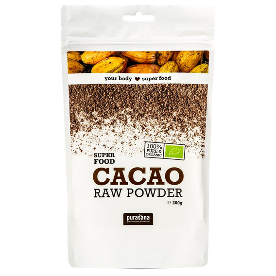 Purasana Cacao Powder BIO 200 g bez příchutě