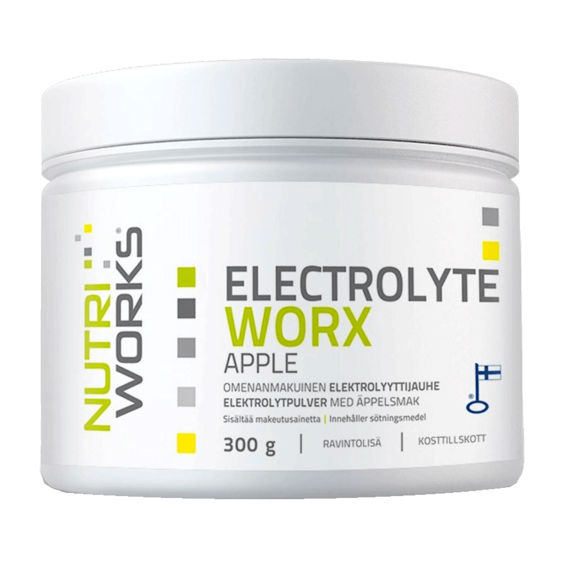 NutriWorks Electrolyte Worx 300 g zelené jablko