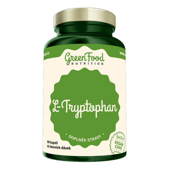 GreenFood L-Tryptophan 90 kapslí