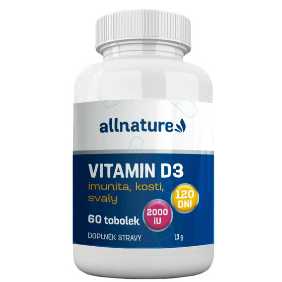 Allnature Vitamín D3 2000 iU