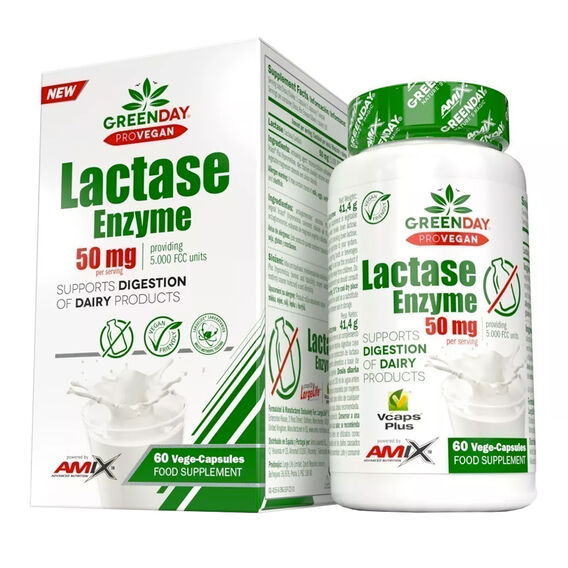 Amix ProVegan Lactase Enzyme - 60 kapslí