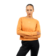 Oranžová Nebbia Crop mikina GYM SPIRIT 483