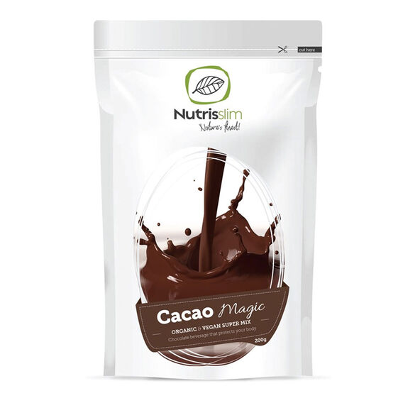 Nutrisslim Cacao Magic BIO 200 g bez příchutě