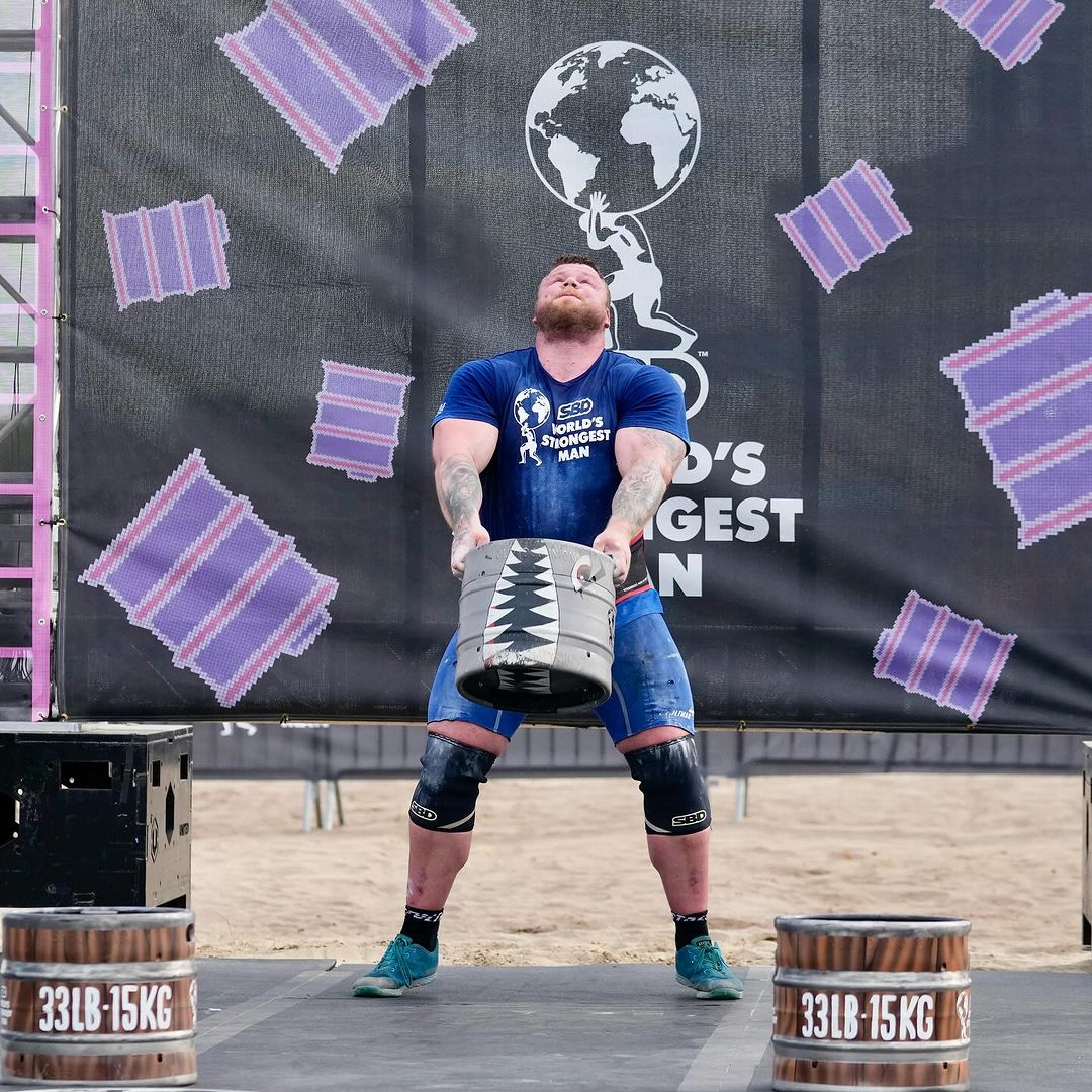 Keg toss World´s Strongest Man 2024