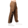 Hnědá Nebbia Washed-off volné baggy tepláky s kapsami GYM BRO 373