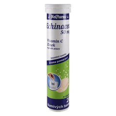 MedPharma Echinacea 50 mg + vit.C + zinek