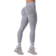 Světle šedá Nebbia Kompresní push-up legíny s leopardím vzorem PRIMAL 849
