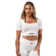 Béžová Nebbia Tvarující bezešvý crop top FLOW SEAMLESS 499
