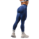 Modrá Nebbia Bezešvé extra push-up legíny s vysokým pasem FLOW SEAMLESS 496