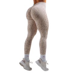 Nebbia Kompresní push-up legíny s leopardím vzorem PRIMAL 849