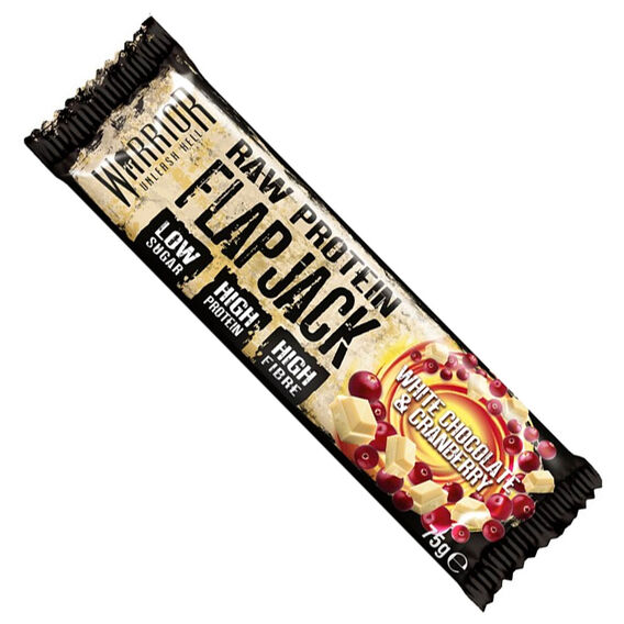 Warrior Raw Protein FlapJack 75g - med, lesní plody