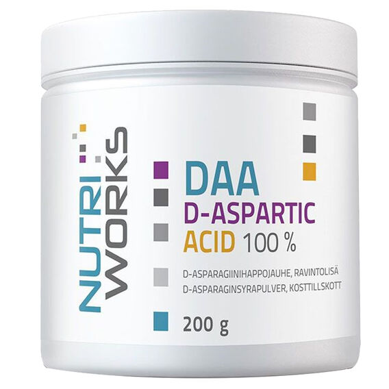 NutriWorks DAA D-Aspartic Acid - 200g