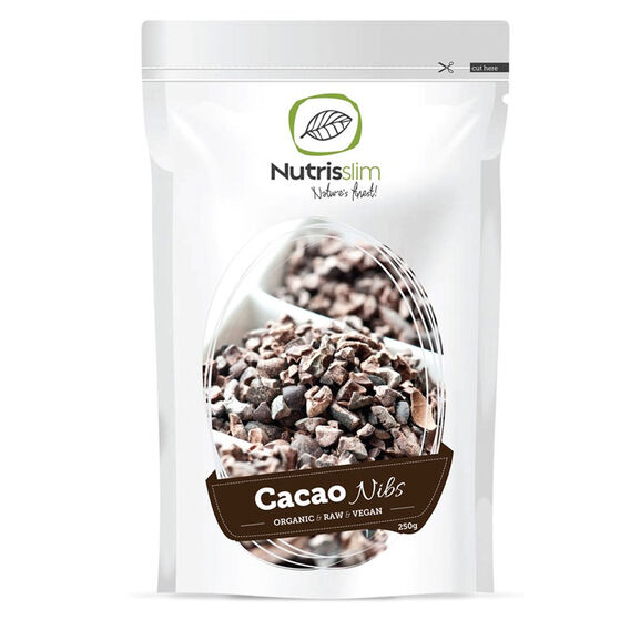 Nutrisslim Cacao Nibs BIO 250 g bez příchutě