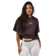 Hnědá Nebbia Oversized tričko RESET 491