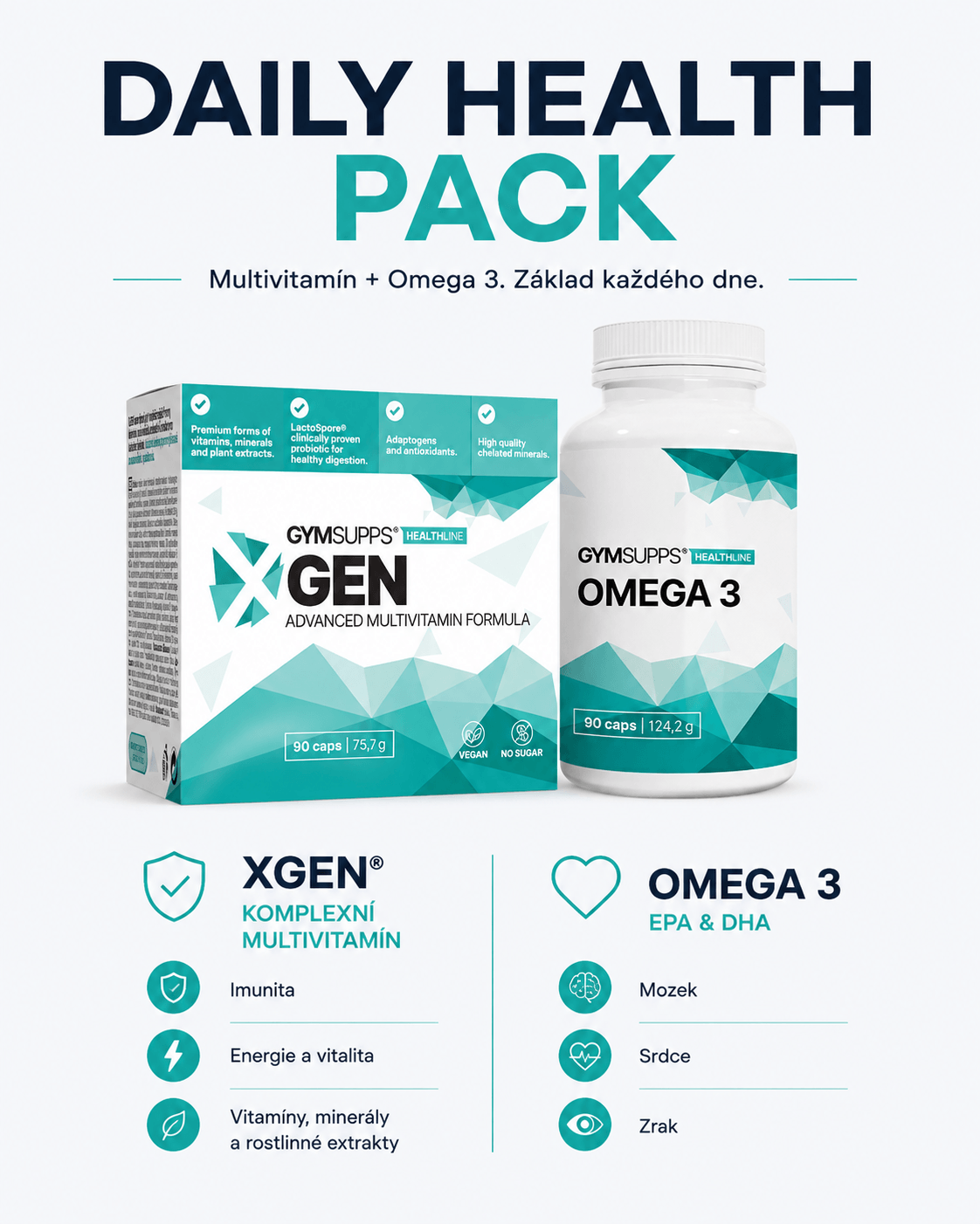 XGen 90cps + Omega 3 90cps