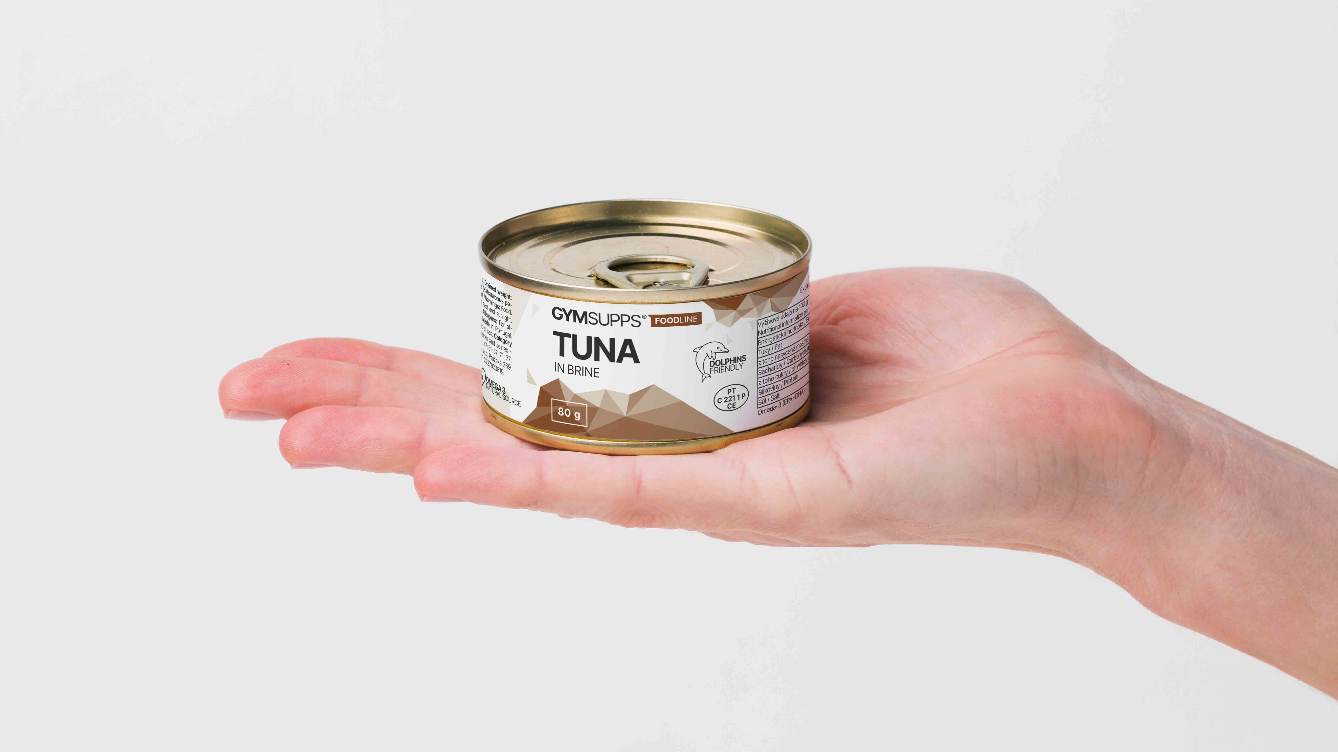 GymSupps Tuňák ve vlastní šťávě - 80g