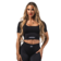 Černá Nebbia Tvarující bezešvý crop top FLOW SEAMLESS 499
