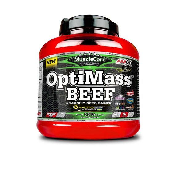 Amix OptiMass Beef 2,5kg - lesní plody