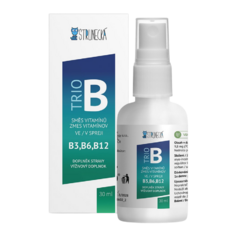 Strunecká Trio B - kombinace vitaminů B3, B6, B12 ve spreji