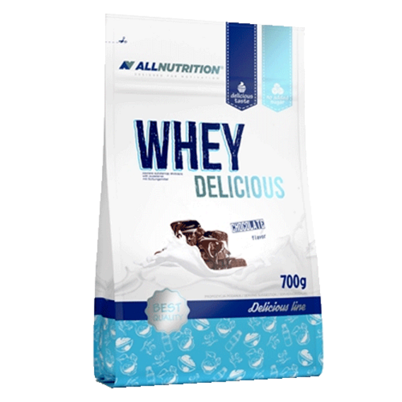 EXP. 31/1/2023 Allnutrition Whey Delicious protein 700g - vanilka, jahoda