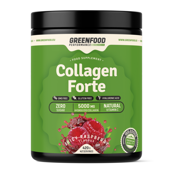 GreenFood Performance Collagen Forte 420g - malina