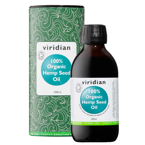Viridian Hemp Seed Oil Organic - 200ml