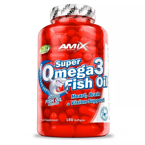 Amix Super Omega 3 Fish Oil - 180 kapslí