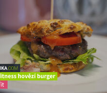 Recept na domácí fitness hovězí burger - #varimefit